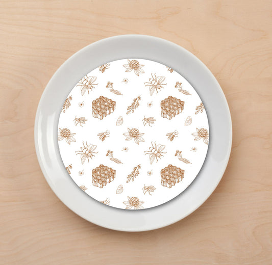 Rosh Hashana Sketch Plate Accent
