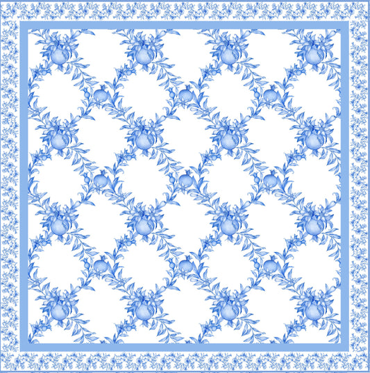 Pomegranate Trellis- Charger - (SQUARE)