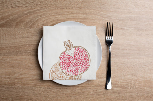 Maron Pom Cocktail Napkin