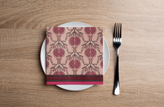 Batik Anaar Cocktail Napkin