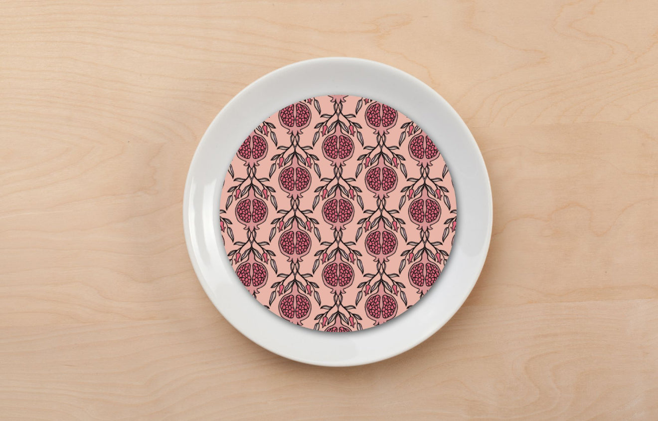 Batik Anaar Plate Accent