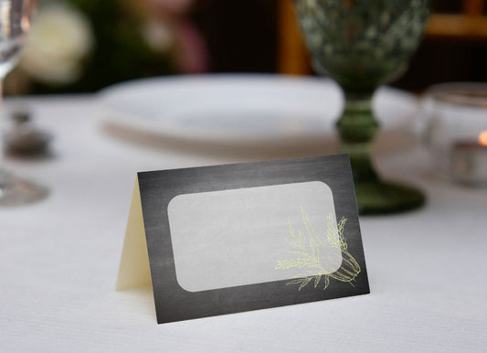 Chalkboard Lulav Place Cards