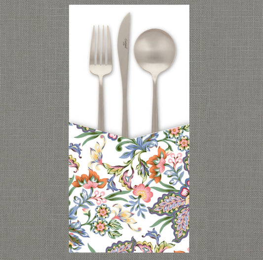Fantasy Damask Cutlery Pouch