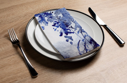 Blue Forest  - Printed Guest Towel