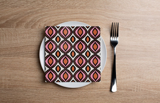 Bold Geo Cocktail Napkin