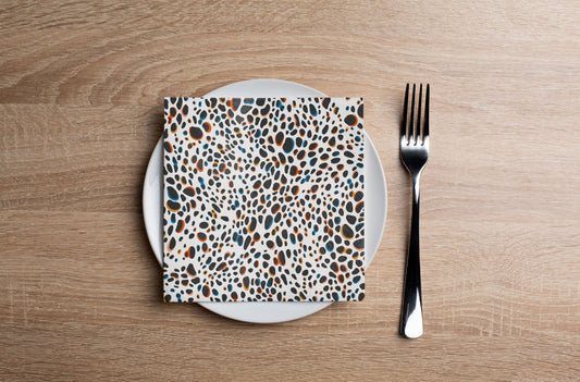 Modern Animal Print Cocktail Napkin