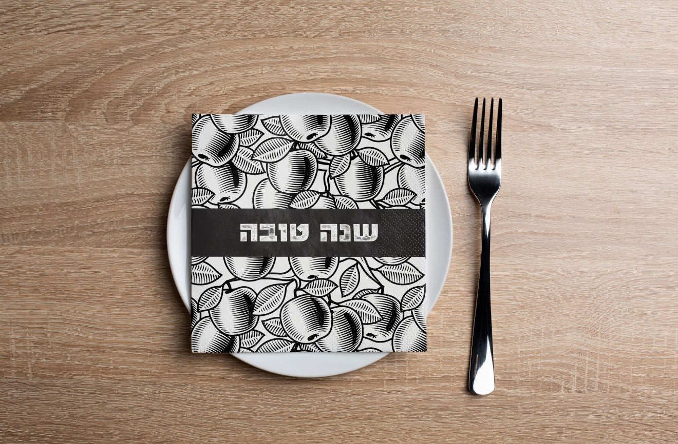 Apple Doodle Cocktail Napkin