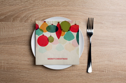 Hanging Ornaments Cocktail Napkin