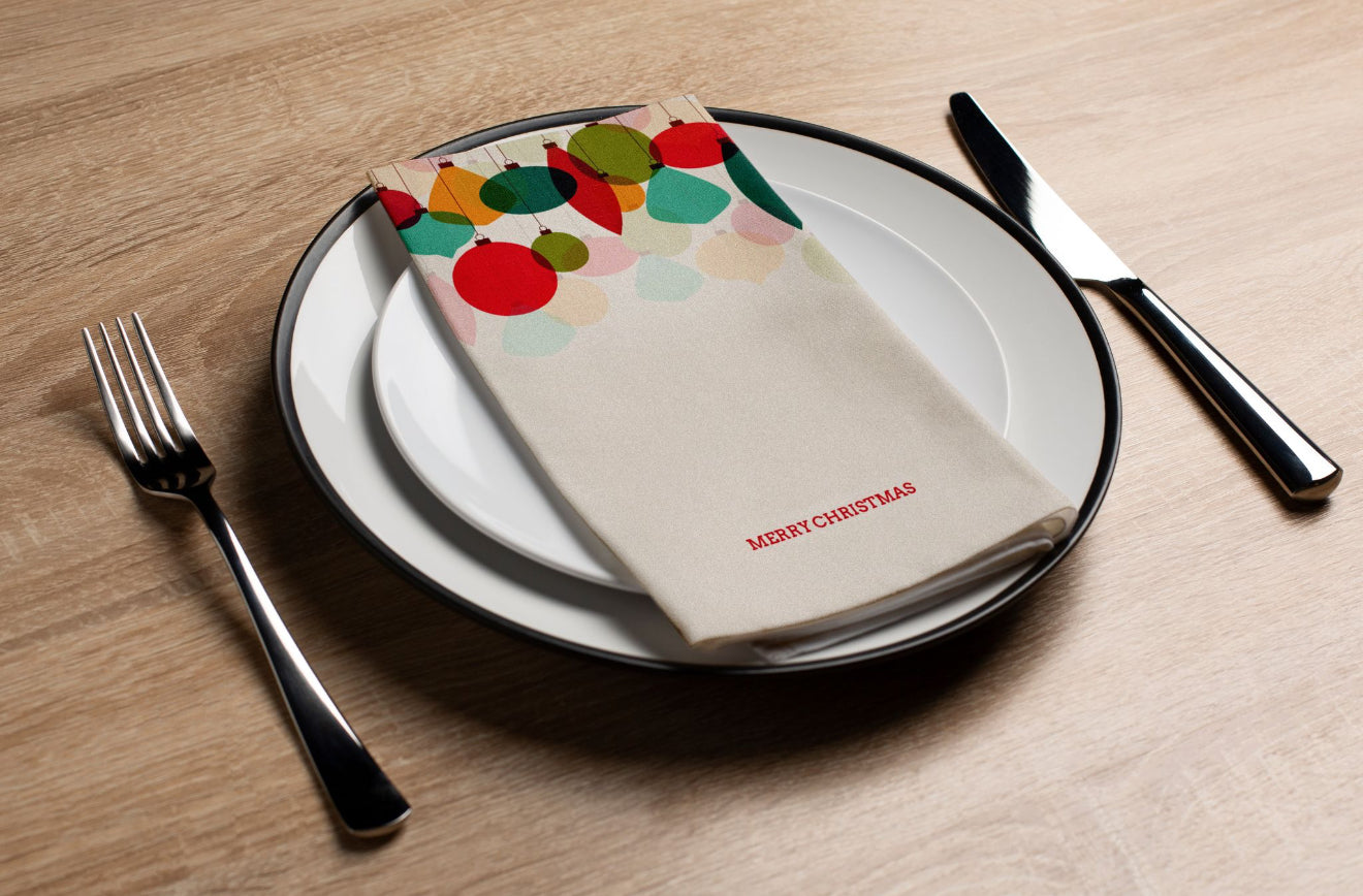 Hanging Ornaments - Printed Guest Towel