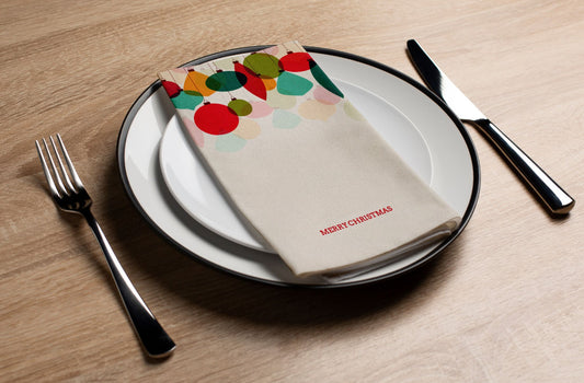 Hanging Ornaments - Printed Guest Towel