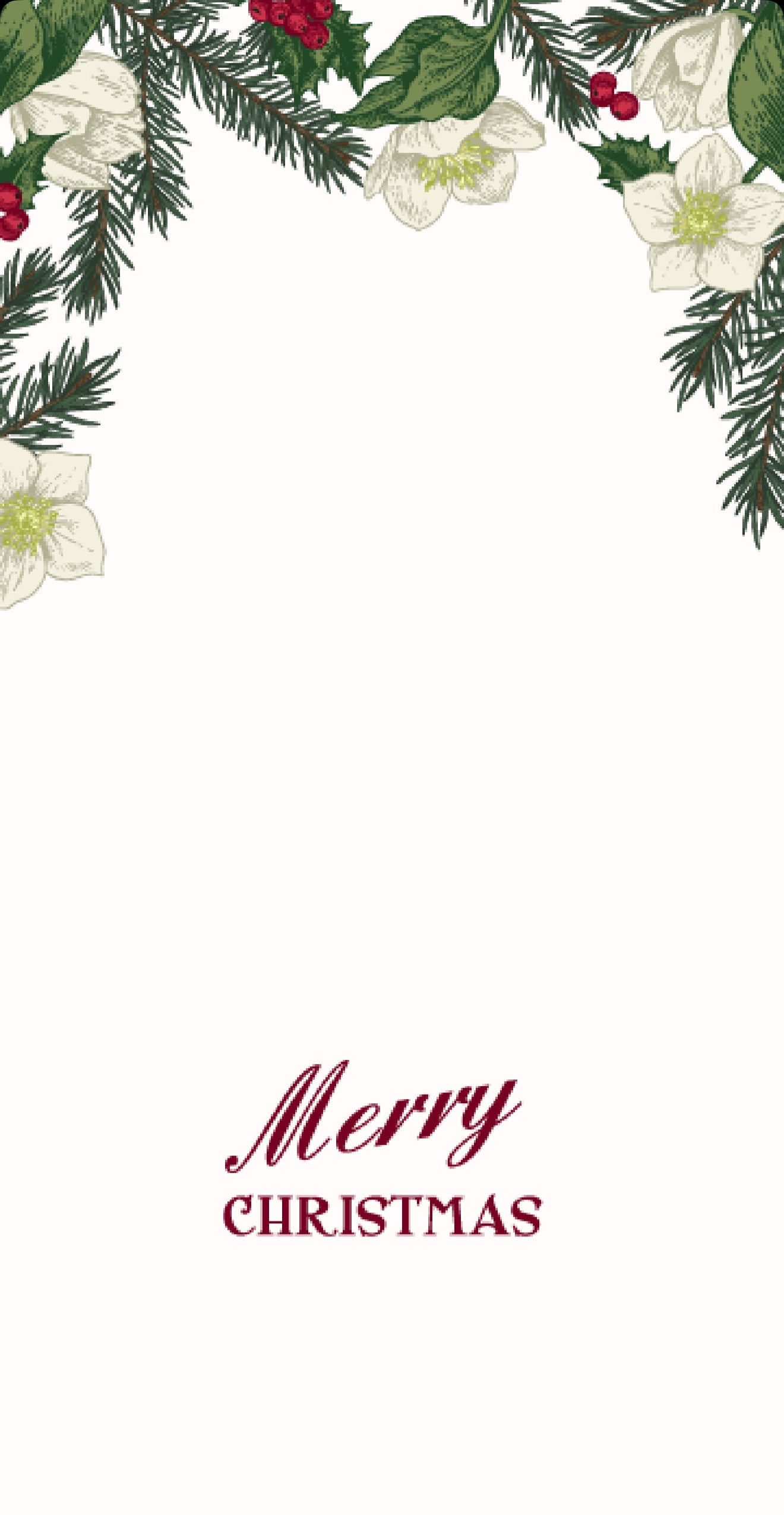 Holly Christmas - Printed Guest Towel