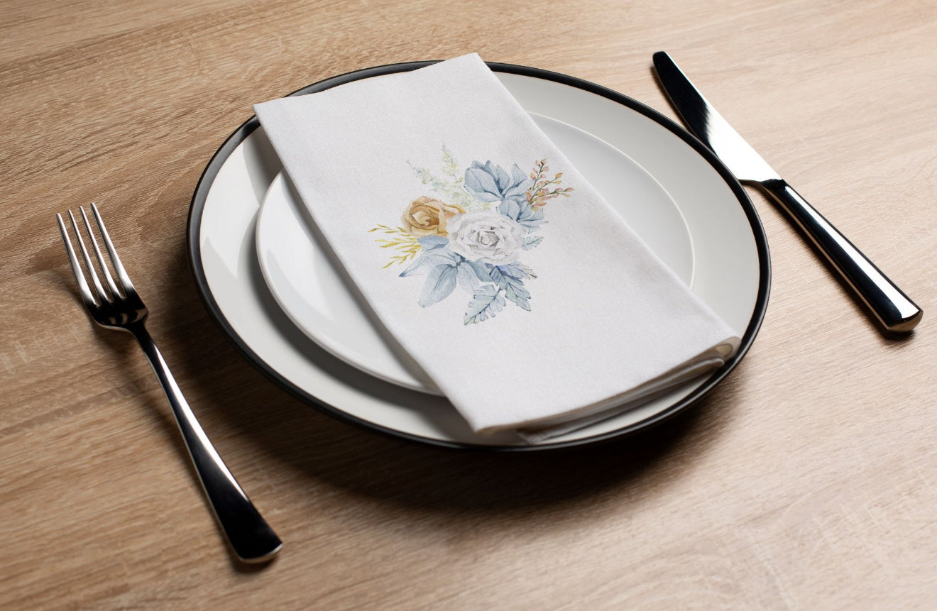 Pampas Rose - Printed Guest Towel