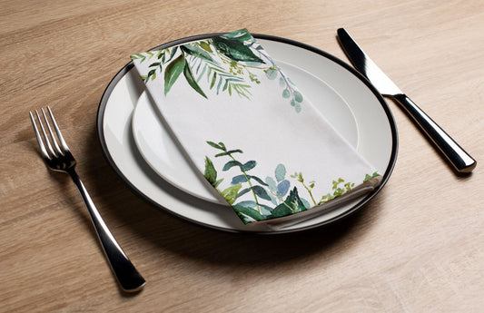 Tropical Foliage - Printed Guest Towel