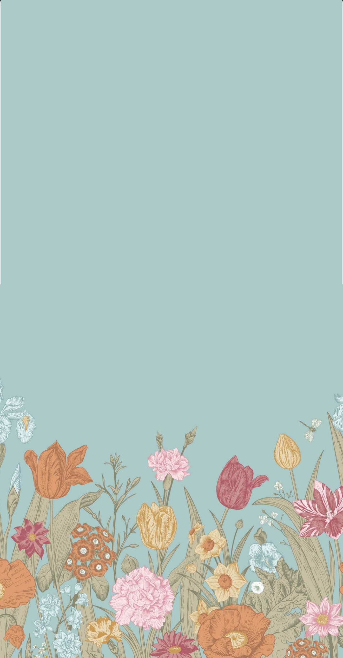 Tulip Garden - Printed Guest Towel