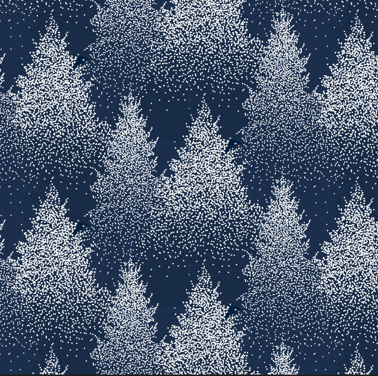 Evening Snowfall  Cocktail Napkin