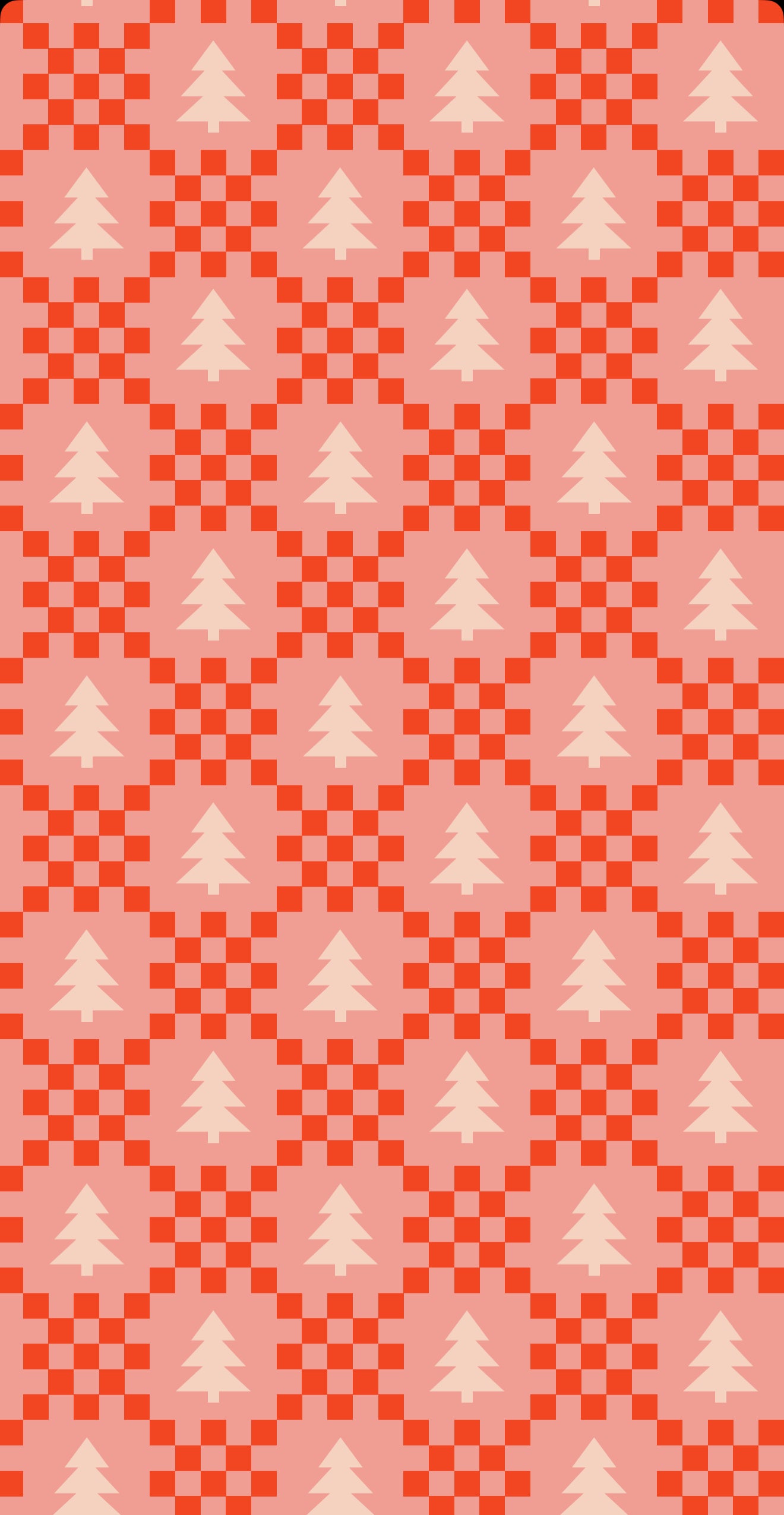 Holiday Checkerboard - Printed Guest Towel