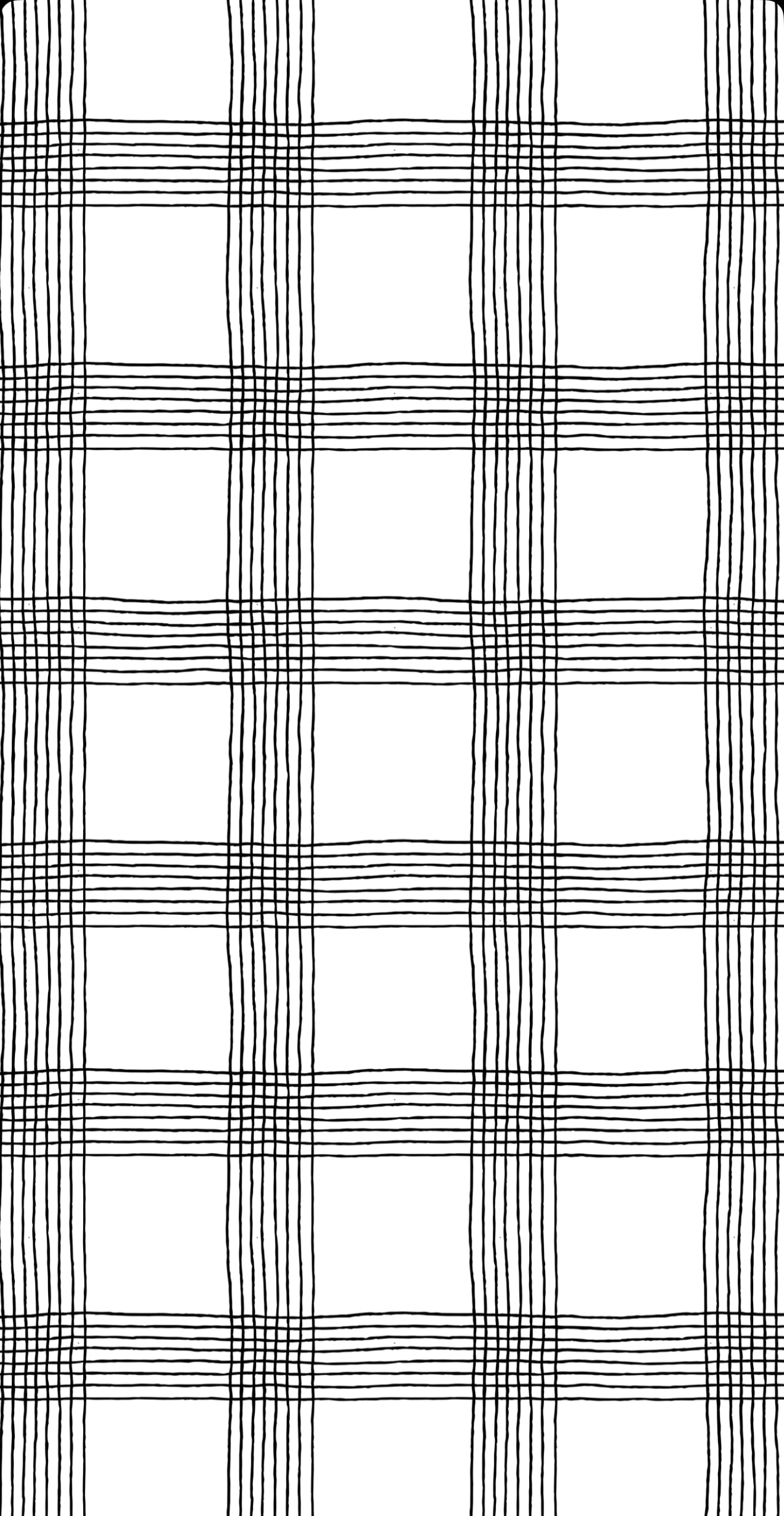 Plaid Black - Printed Guest Towel