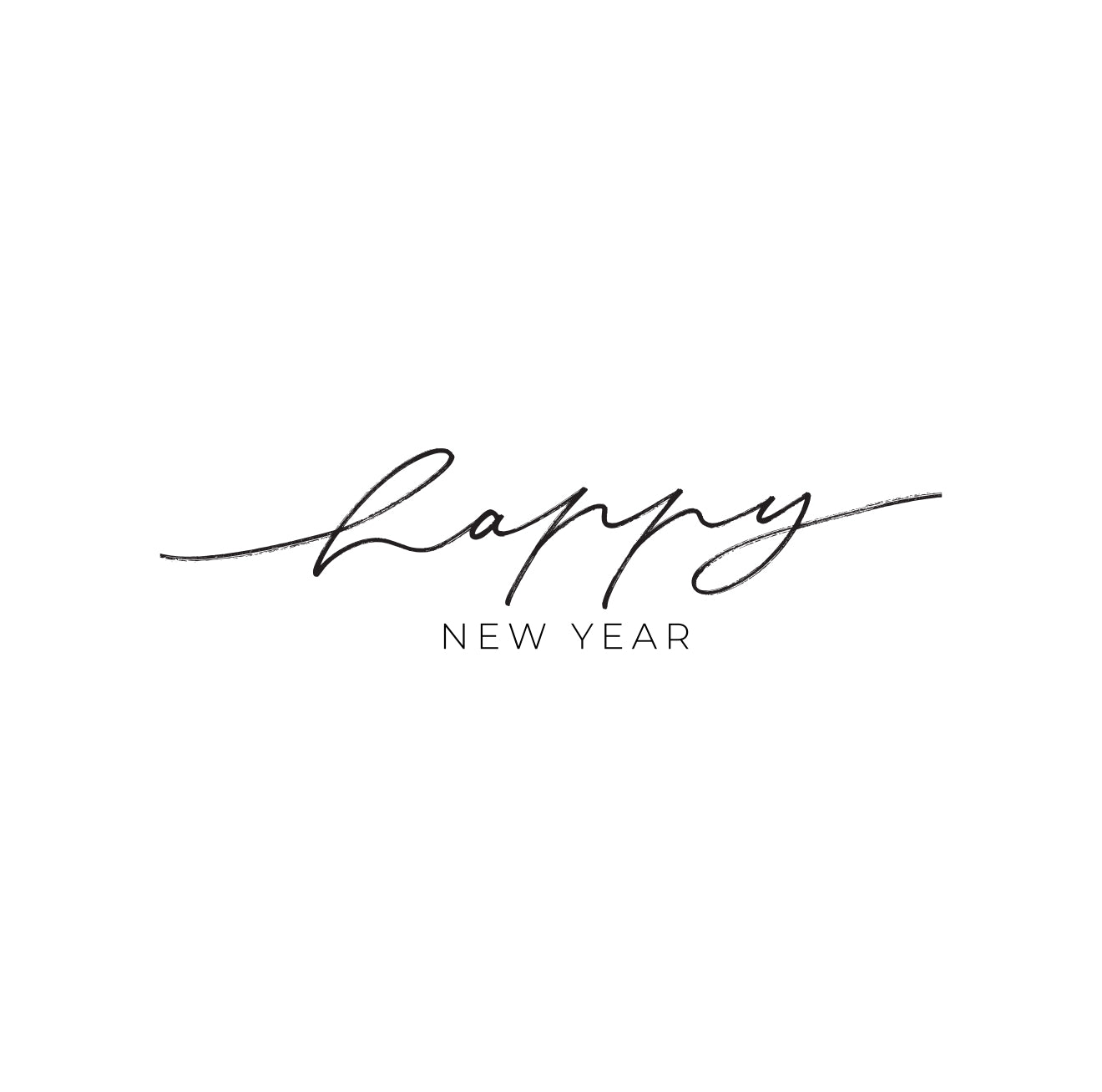 Simple New Year Cocktail Napkin