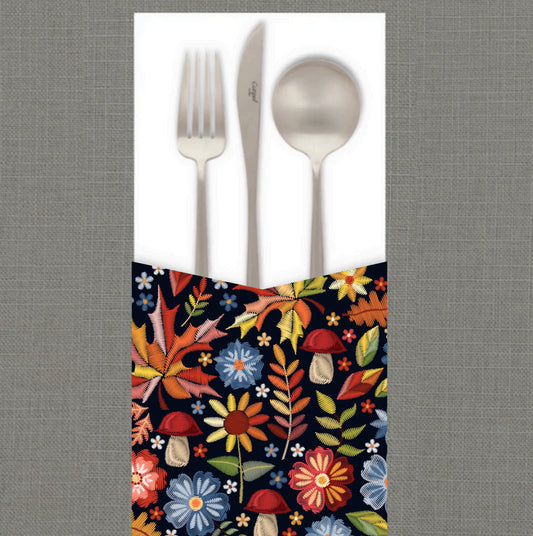 Autumn Assortment Cutlery Pouch