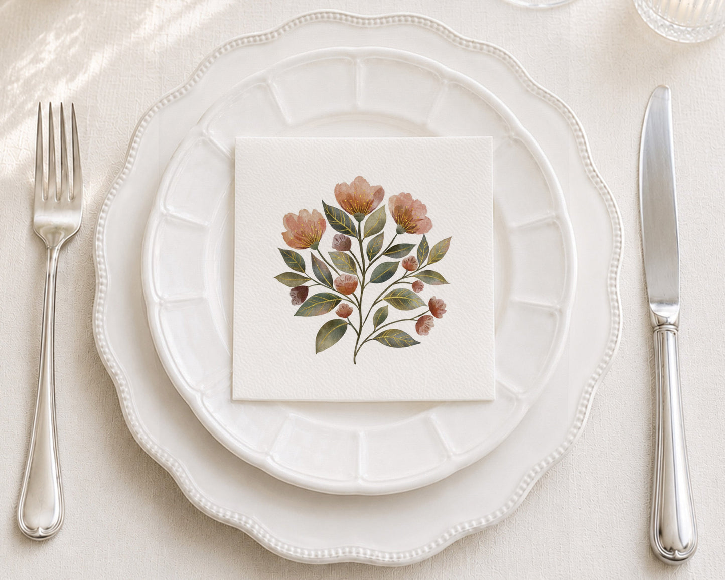 Jardin Branch Cocktail Napkin
