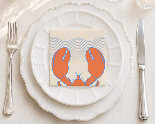 La Mer Cocktail Napkin