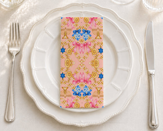 Luxe Hanukkah - Printed Guest Towel