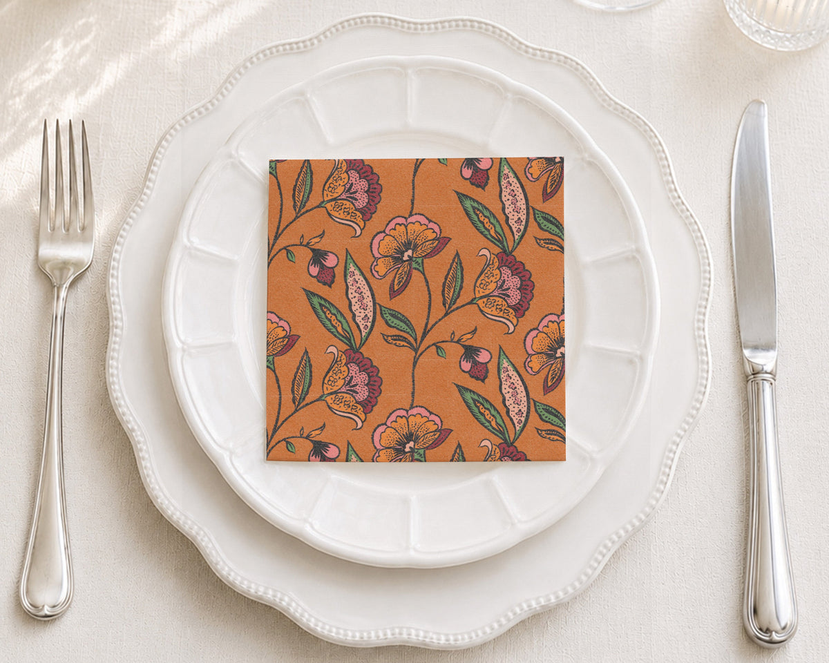 Lydia's Garden Cocktail Napkin