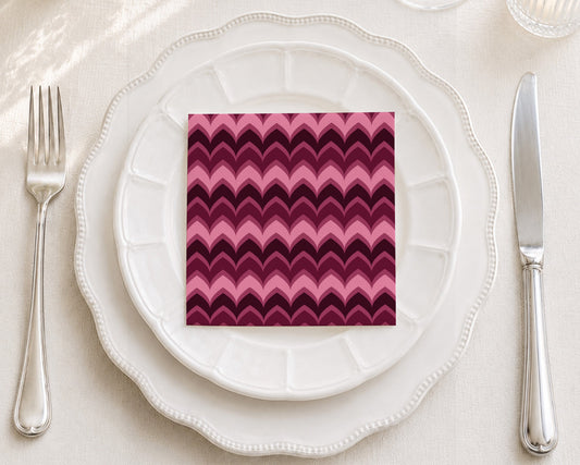 Mauve Mirage Cocktail Napkin