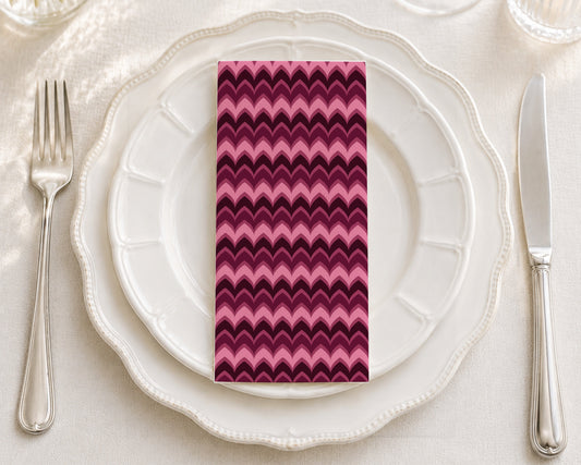 Mauve Mirage - Printed Guest Towel