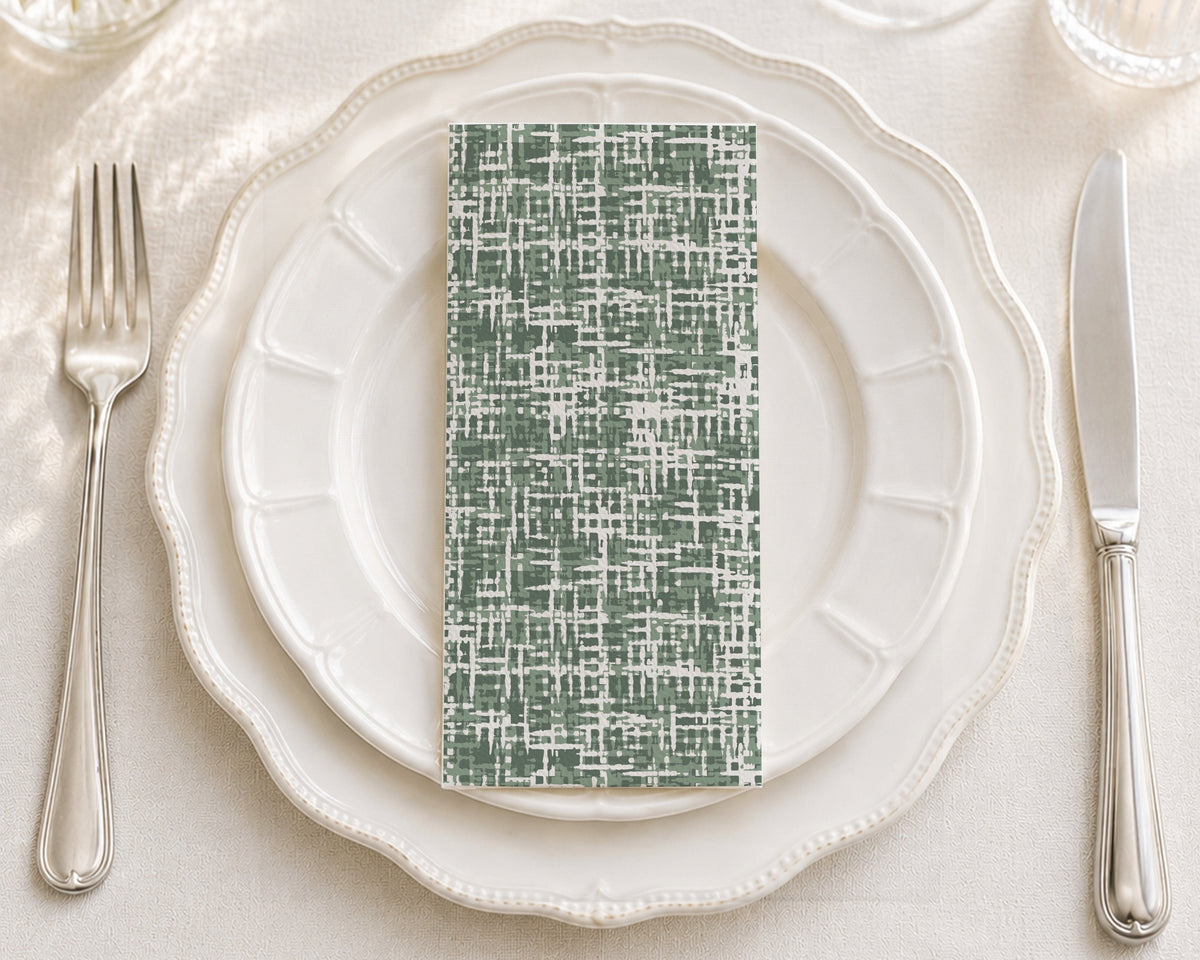 Moss Fabric - Printed Guest Towel