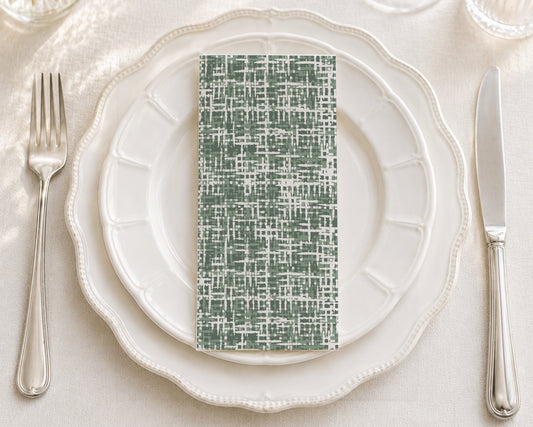 Moss Fabric - Printed Guest Towel