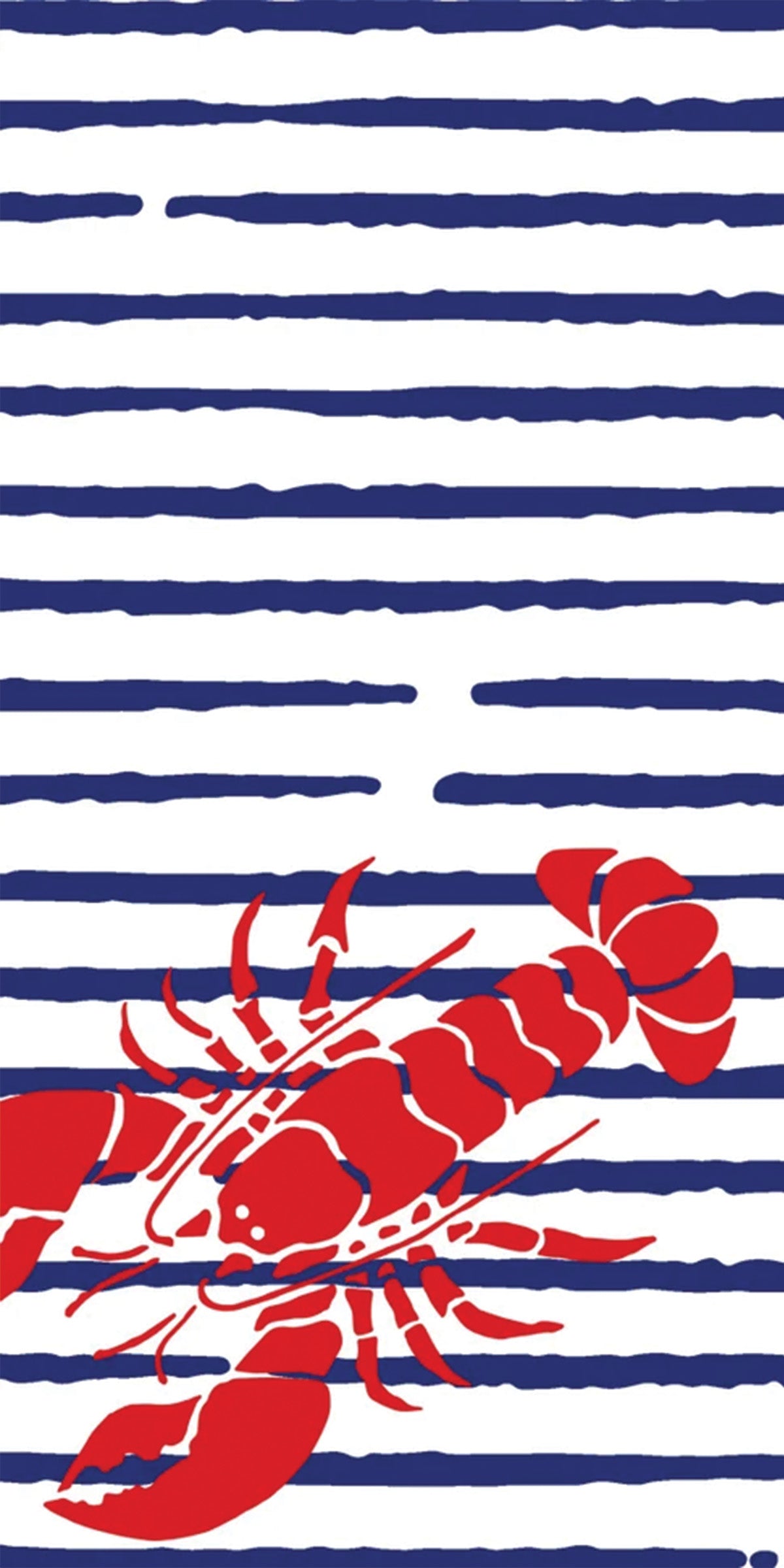New England Red - Printed Guest Towel