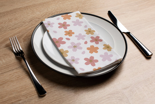 Orange Blossom - Printed Guest Towel