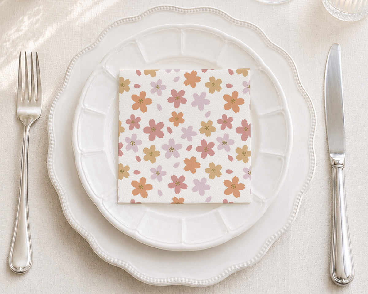 Orange Blossom Cocktail Napkin