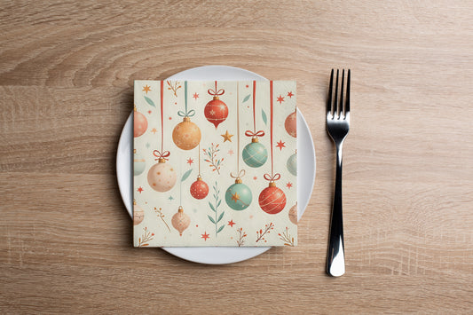 Ornaments Cocktail Napkin