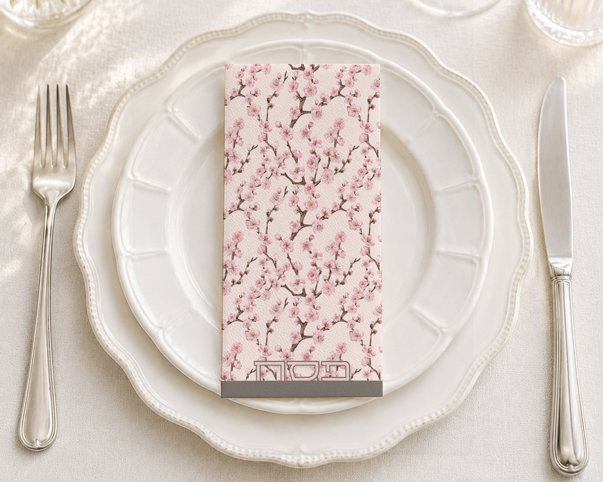 Passover Cherry Blossoms - Printed Guest Towel