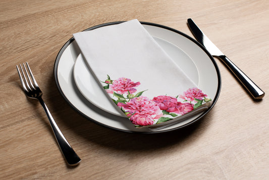 Peony Perfect - Printed Guest Towel