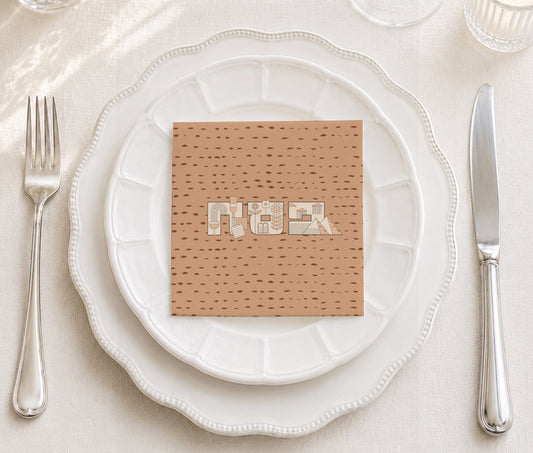 Pesach Imagery  Cocktail Napkin