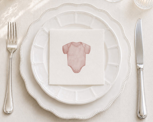 Pink Stretchie Cocktail Napkin
