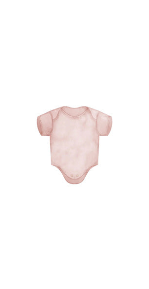 Pink Stretchie  - Printed Guest Towel