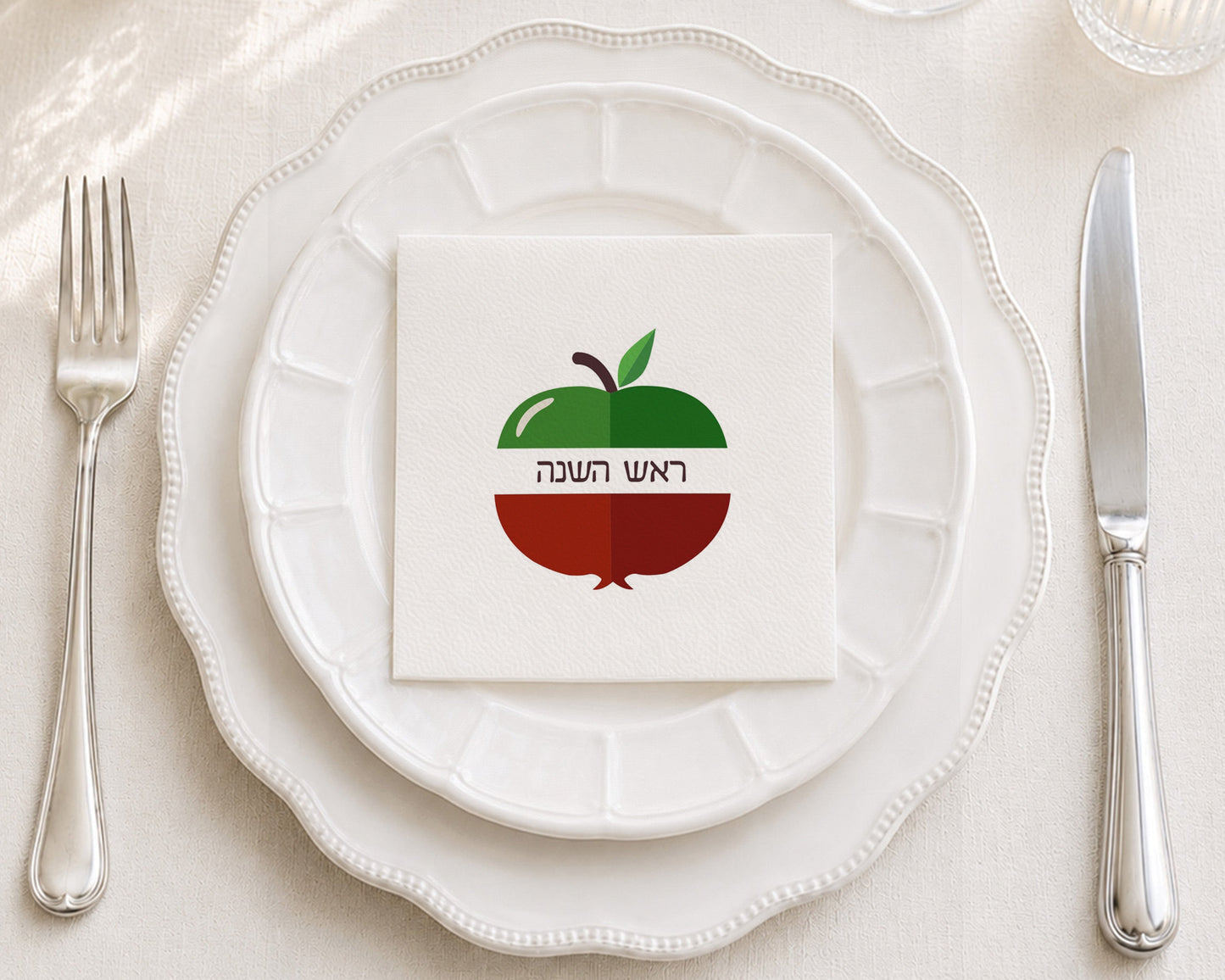 Pom Apple Cocktail Napkin