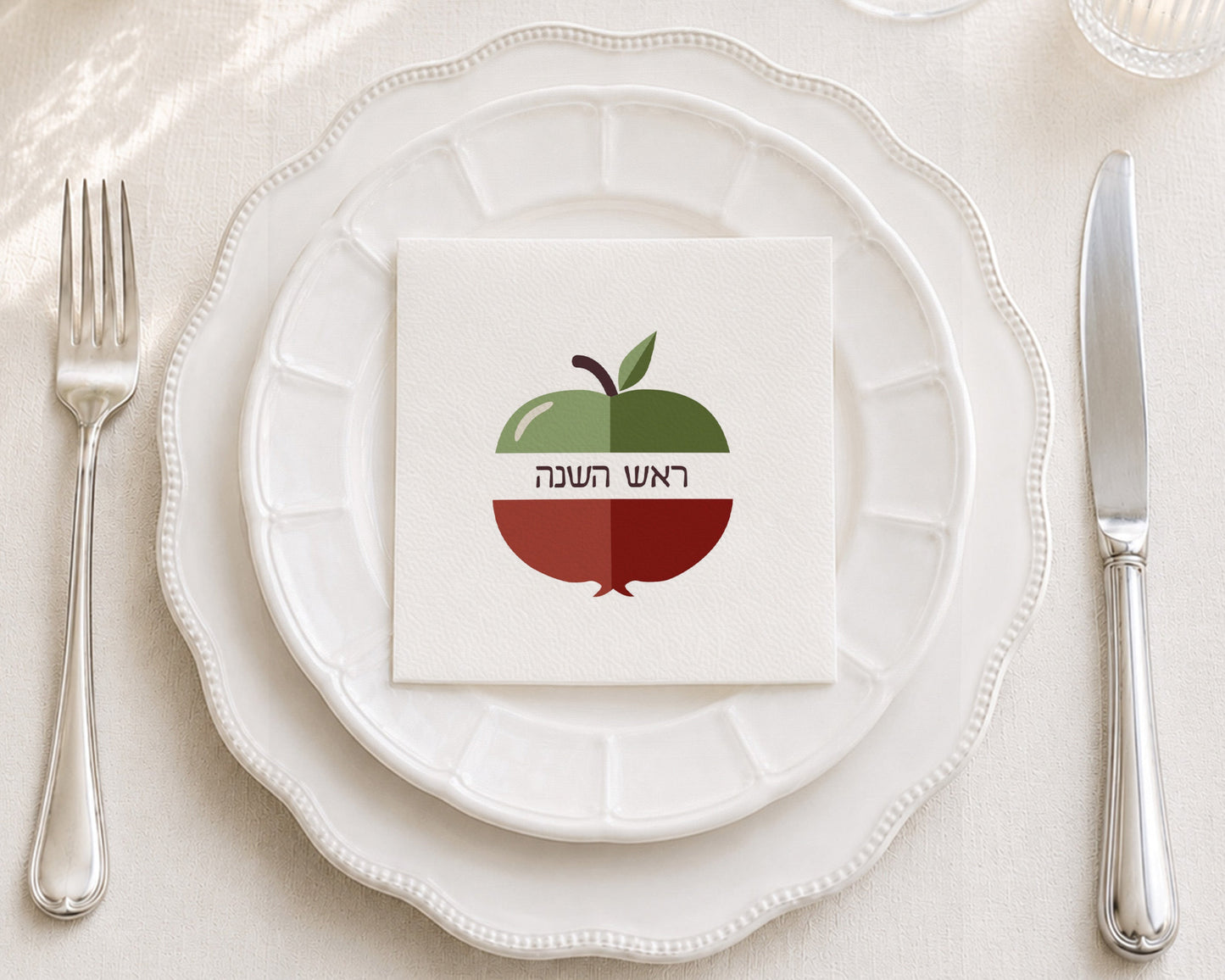 Pom Apple Cocktail Napkin
