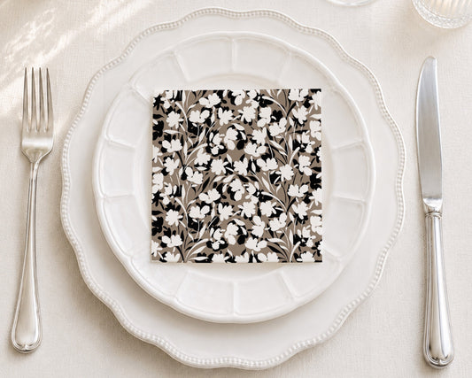 Prague Florals Cocktail Napkin