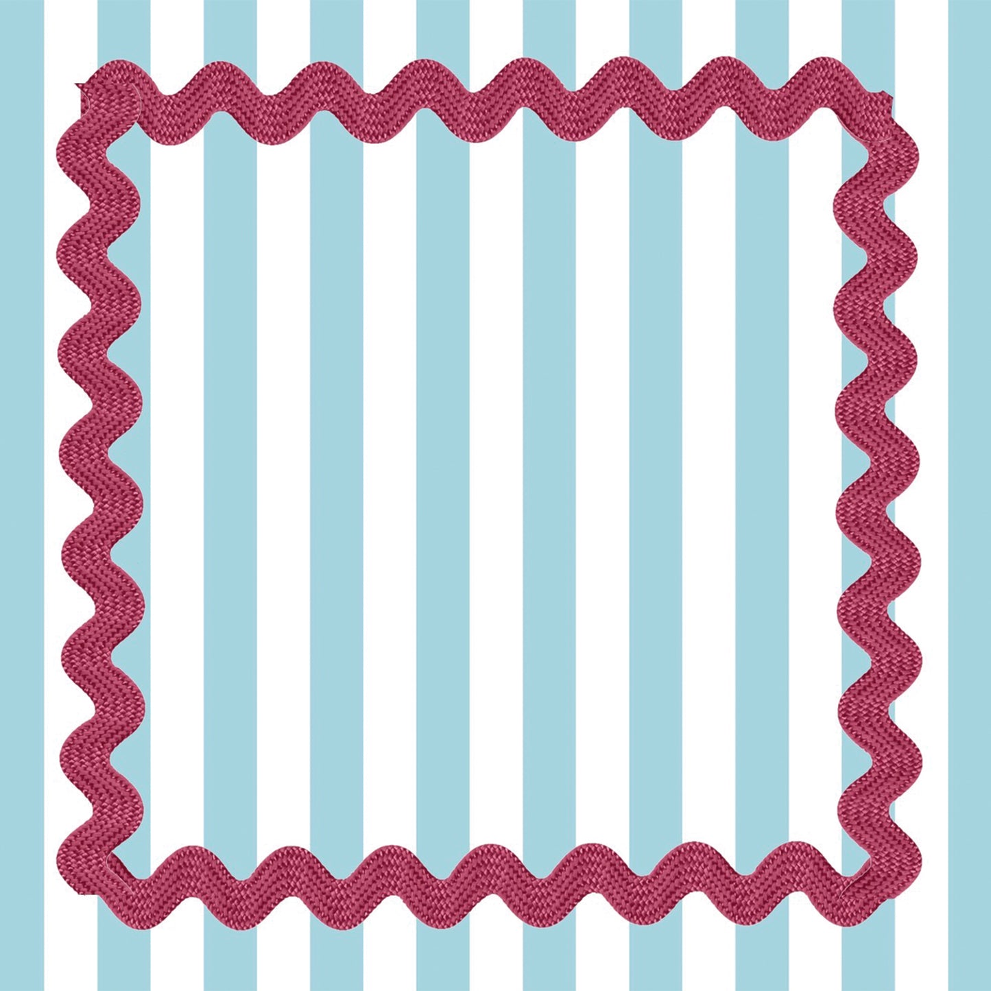 Ric Rac Blue - Charger - (SQUARE)