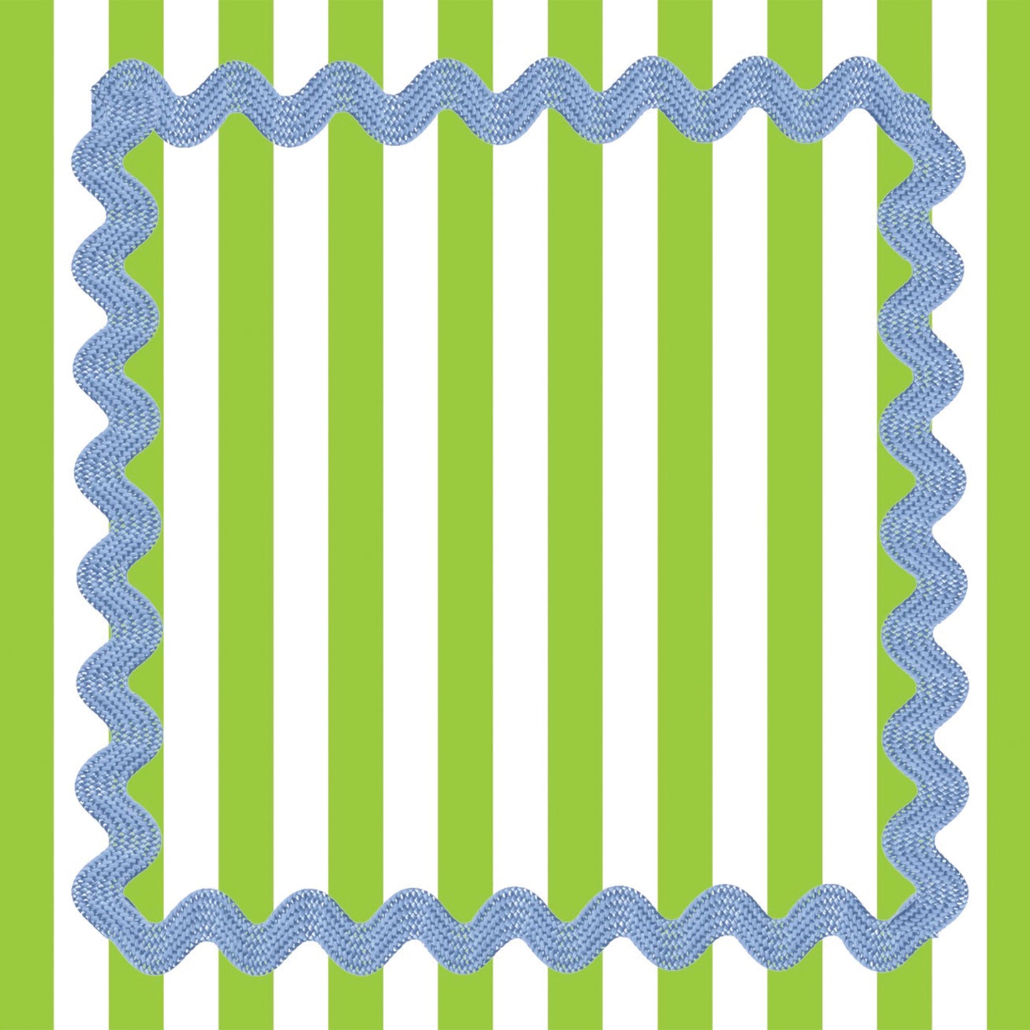 Ric Rac Green - Charger - (SQUARE)