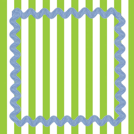 Ric Rac Green - Charger - (SQUARE)