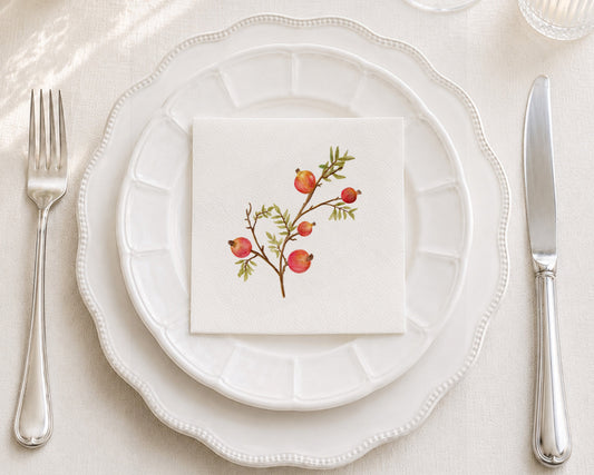 Rimon Branch Cocktail Napkin