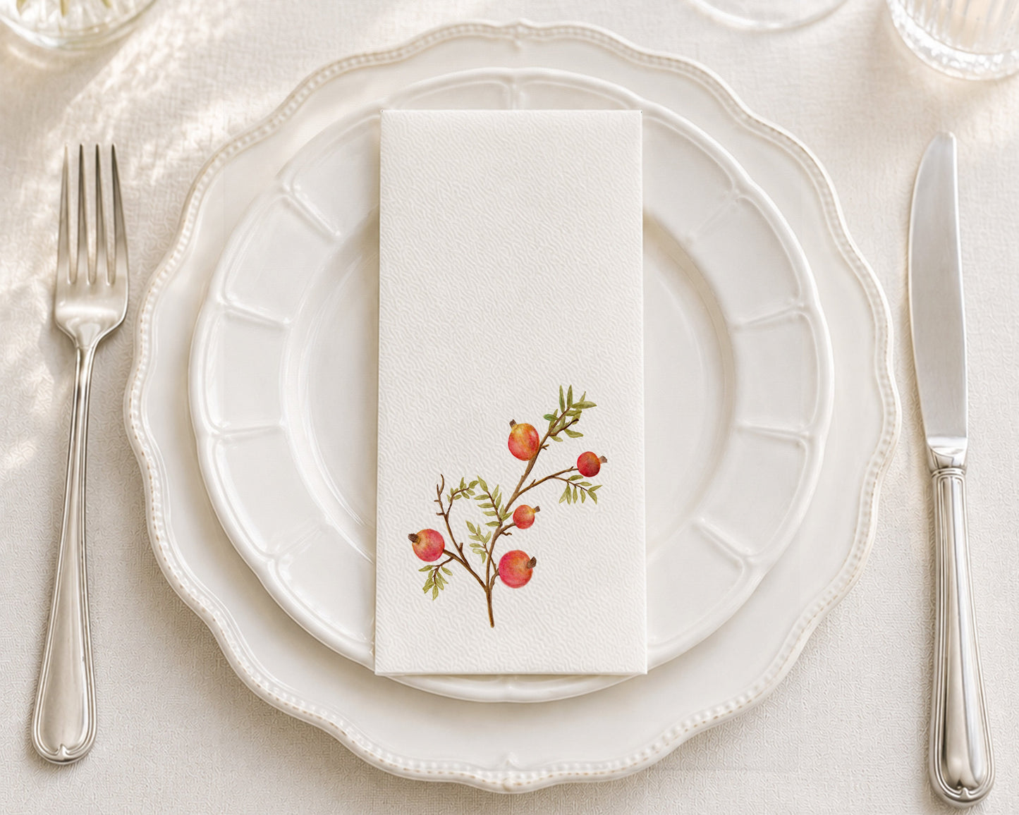 Rimon Branch - Printed Guest Towel