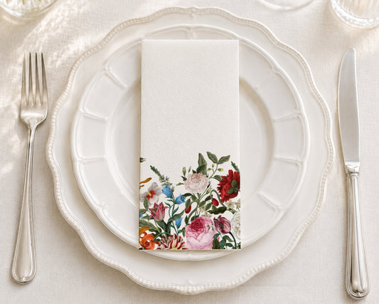 Rose Enchantment - Printed Guest Towel