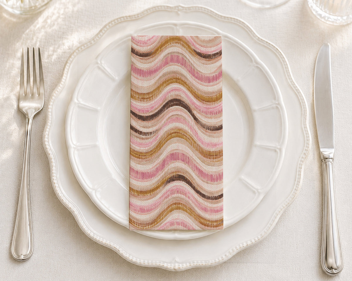 Rose Ripple - Printed Guest Towel
